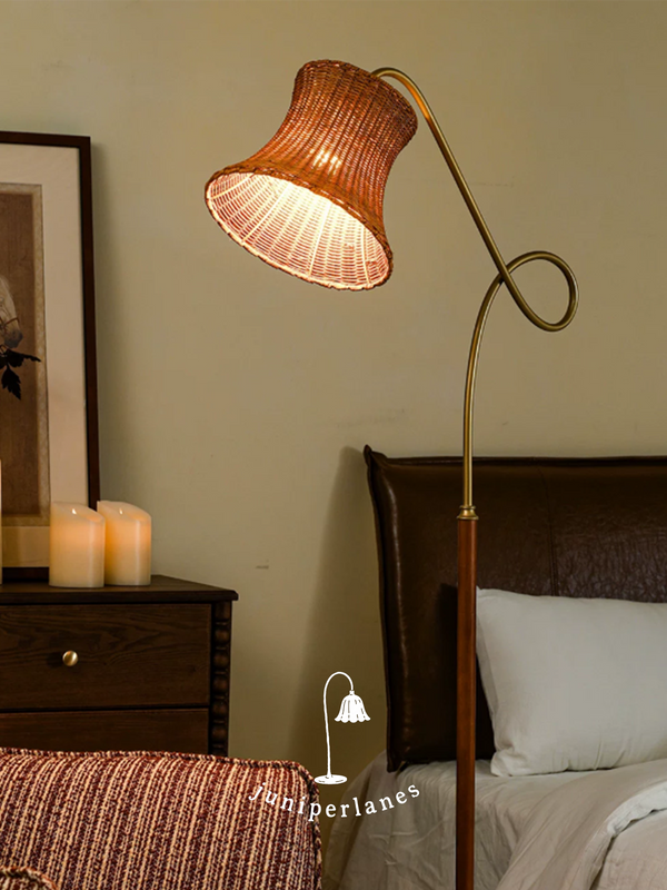 Serein Rattan Glow Floor Lamp
