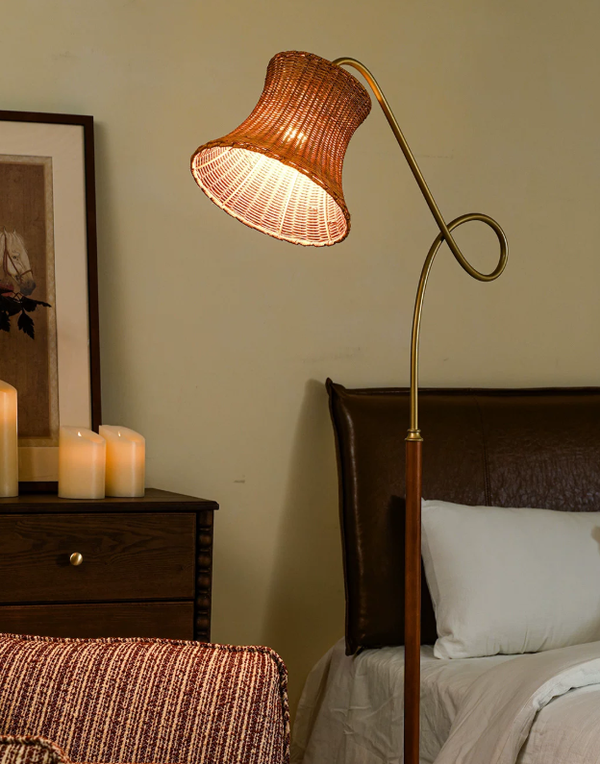 Serein Rattan Glow Floor Lamp
