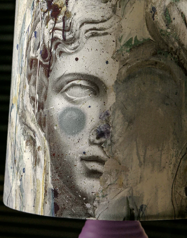 Sculptura Vintage Fabric Table Lamp