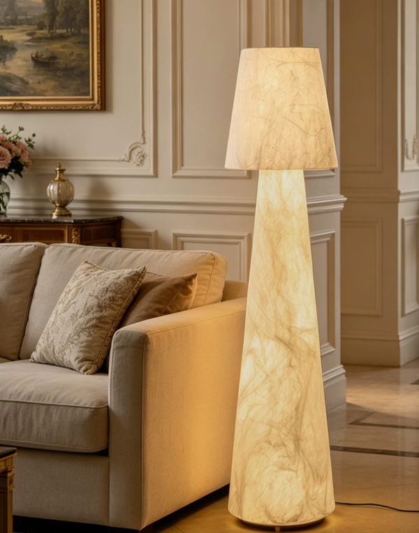 Silken Form Sculptural Floor Lamp