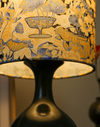 Celadon Blossom Ceramic Table Lamp