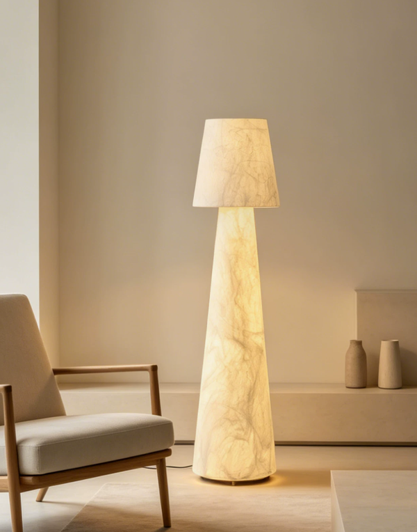 Silken Form Sculptural Floor Lamp