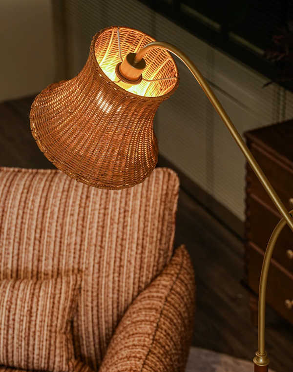 Serein Rattan Glow Floor Lamp