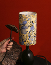 Celadon Blossom Ceramic Table Lamp