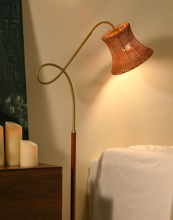Serein Rattan Glow Floor Lamp