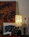 Celadon Blossom Ceramic Table Lamp