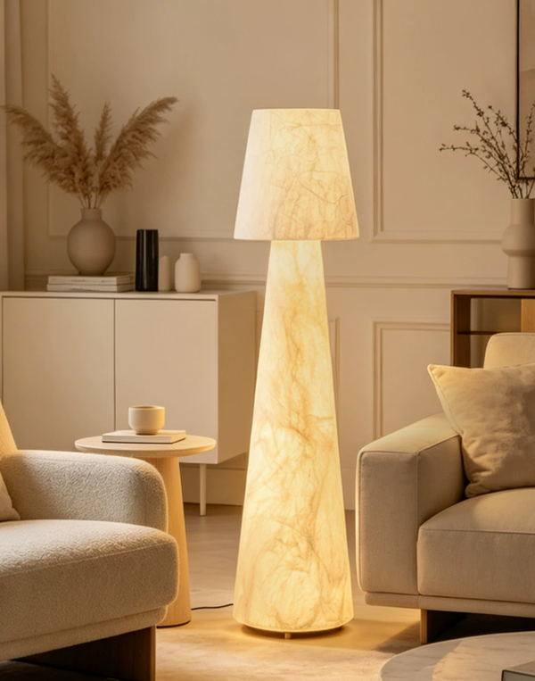 Silken Form Sculptural Floor Lamp